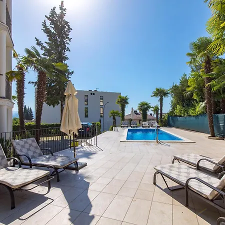 Palme Hill With A Pool Opatija